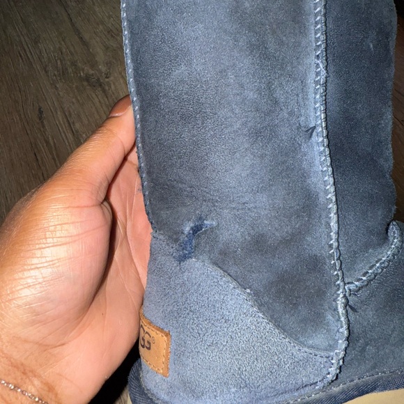 UGG Classic Short II Navy Boots - Picture 7 of 8